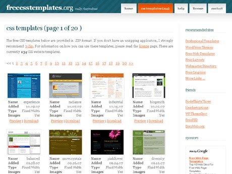 free-web-site-css-templates